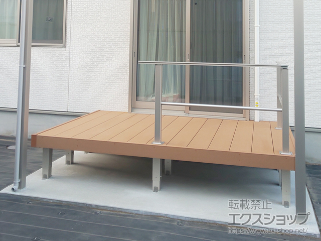 埼玉県東松山市ののウッドデッキ リウッドデッキ 200 施工例