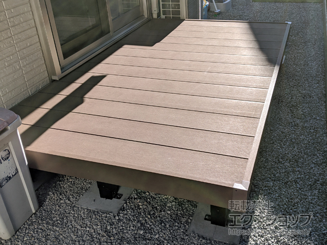 千葉県流山市ののウッドデッキ マージウッドデッキ 施工例