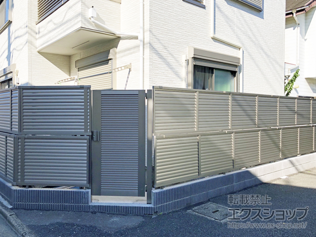 東京都西東京市のの門扉 開き門扉AB YM1型 片開き 施工例