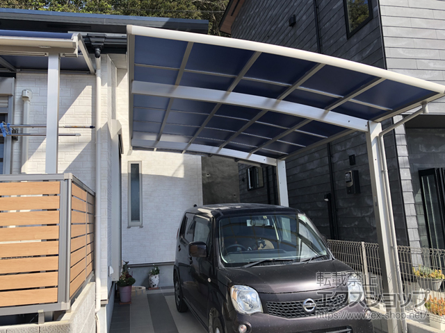 長崎県長崎市ののカーポート レイナポートグラン　積雪〜20cm対応 施工例