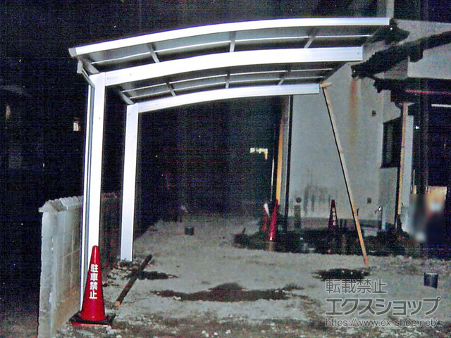 福岡県飯塚市ののカーポート プレシオスポート 積雪〜20cm対応 施工例