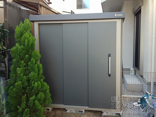 東京都日野市のの物置・屋外倉庫 エスケーエイト SK8-50 一般型 1800×800×1940 SK8-50-◇◇ 施工例