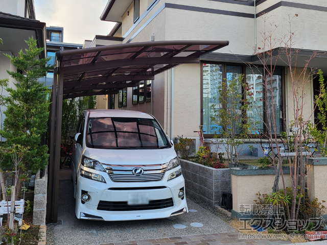 千葉県浦安市ののカーポート レイナポートグラン 縦連棟　積雪〜20cm対応 施工例