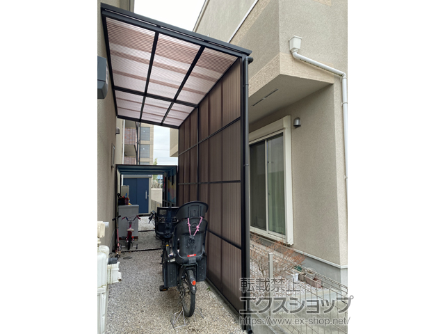 東京都小平市ののストックヤード ストックヤードII オープンタイプ 積雪〜20ｃｍ対応 施工例