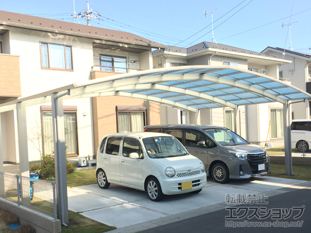 茨城県古河市ののカーポート レイナトリプルポートグラン　積雪〜20cm対応 施工例