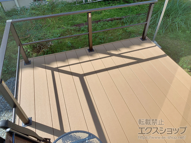 新潟県長岡市ののウッドデッキ リウッドデッキ 200 施工例