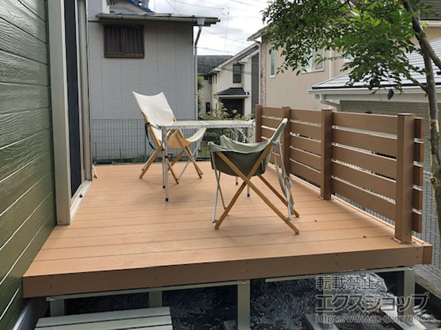 神奈川県横浜市ののウッドデッキ リウッドデッキ 200 施工例