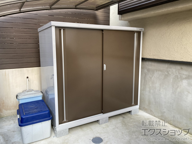 神奈川県鎌倉市のの物置・屋外倉庫 シンプリー 一般型 1740×905×1603（MJX-179D-P） MJX-179D-P-TB 施工例