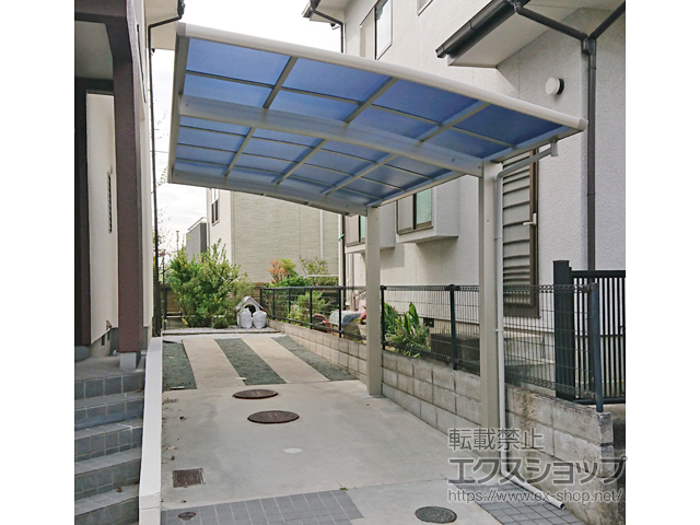 熊本県熊本市ののカーポート プレシオスポート 積雪〜20cm対応 施工例