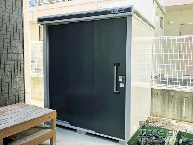 広島県広島市のの物置・屋外倉庫 エルモ 一般型 1870×1520×2120 LMD-1815-SM 施工例