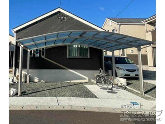 佐賀県小城市ののカーポート レイナツインポートグラン　積雪〜20cm対応 施工例