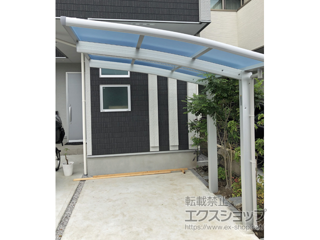 東京都練馬区ののサイクルポート・駐輪場 レイナポートグランミニ 積雪〜20cm対応 施工例