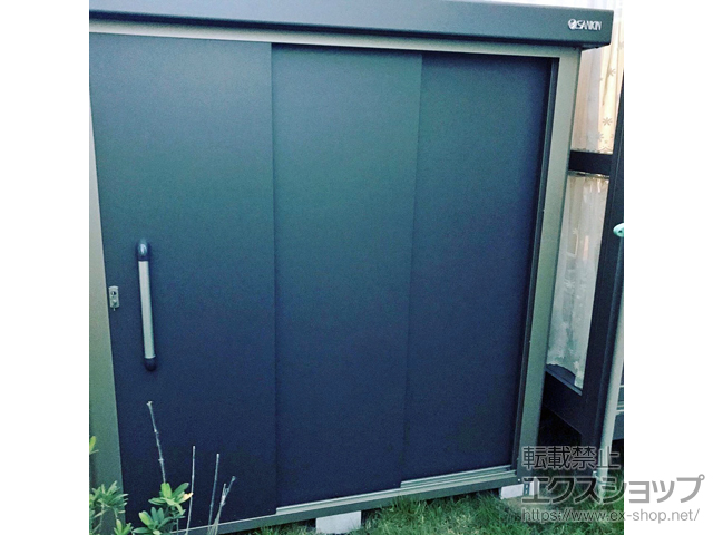 大阪府堺市のの物置・屋外倉庫 エスケーエイト SK8-70 一般型 1800×1200×1940 SK8-70-GK 施工例