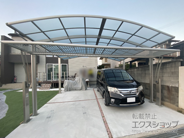 兵庫県三木市ののカーポート レイナツインポートグラン　積雪〜20cm対応 施工例