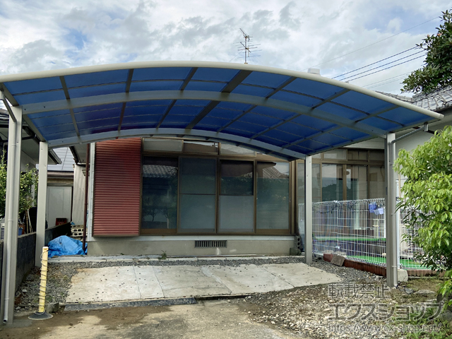 宮崎県西都市ののカーポート レイナツインポートグラン　積雪〜20cm対応 施工例