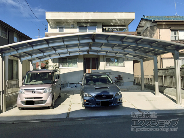 愛知県稲沢市ののカーポート レイナトリプルポートグラン　積雪〜20cm対応 施工例