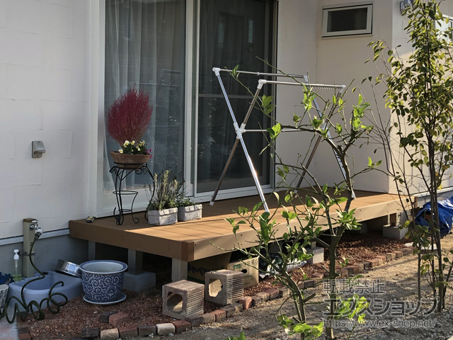 兵庫県神戸市のLIXIL リクシル（トステム）のオーニング・日よけ 彩風 あやかぜ S型 手動式 施工例