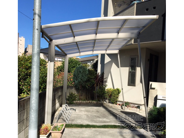 東京都板橋区ののカーポート プレシオスポート 積雪〜20cm対応 施工例