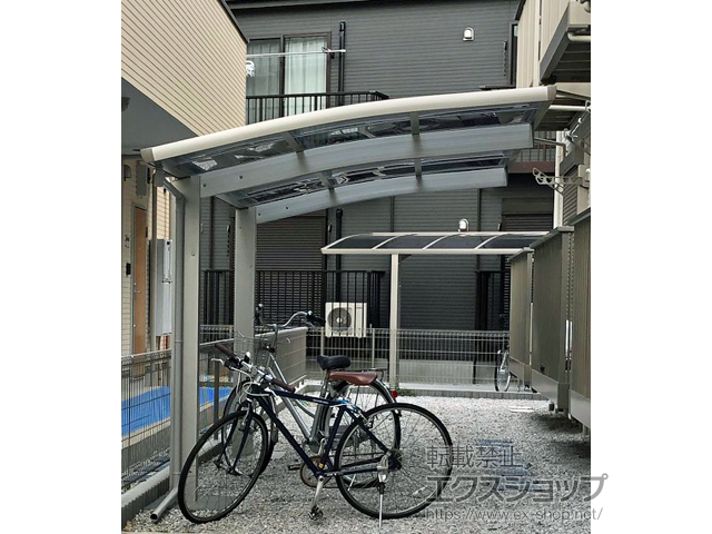東京都八王子市ののサイクルポート・駐輪場 レイナポートグランミニ 積雪〜20cm対応 施工例