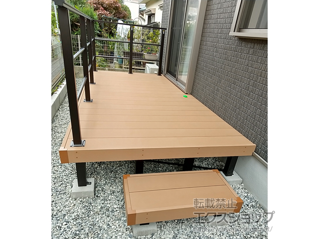 兵庫県西宮市ののウッドデッキ マージウッドデッキ 施工例