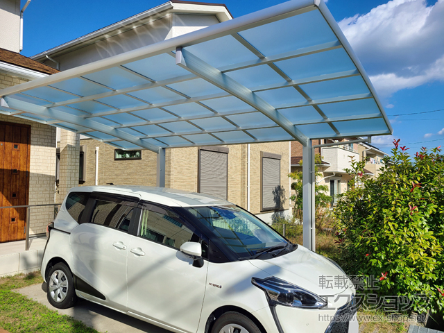 兵庫県三田市ののカーポート レイナポートグラン　積雪〜20cm対応 施工例