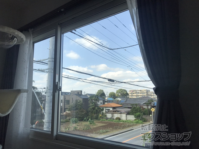 千葉県我孫子市のの二重窓（内窓） インプラス  引違い窓 変則2枚建（逆勝手） 施工例