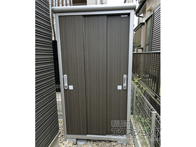 千葉県千葉市のの物置・屋外倉庫 エスモ 一般型 1050×650×1959（ESE-1006A） ESE-1006A-DW 施工例