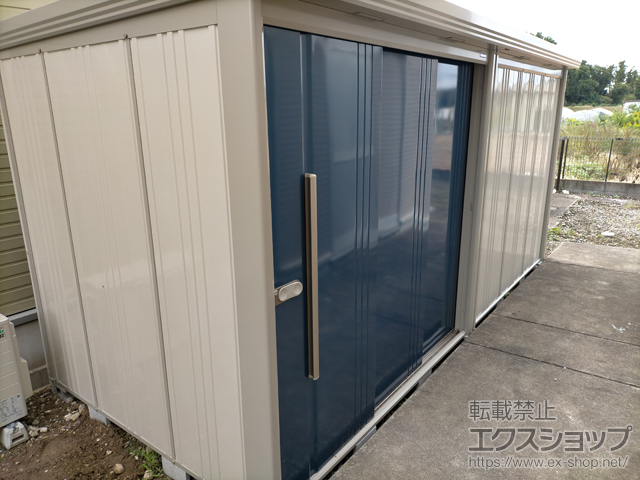 茨城県つくば市のの物置・屋外倉庫 Mr.ストックマンダンディ 一般型 4415×1922×2110（ND-4419） ND-4419-DB 施工例