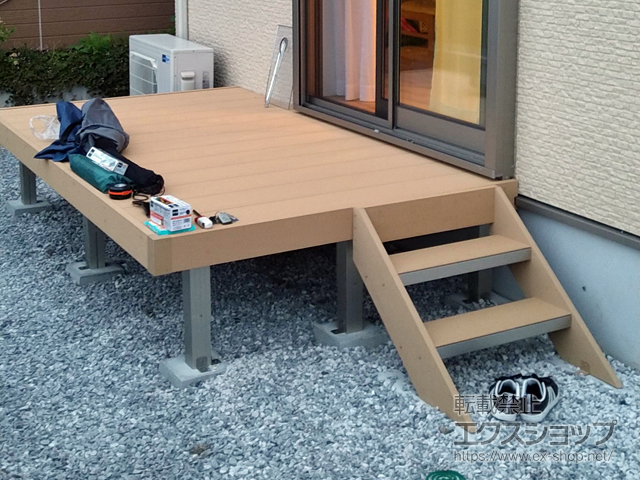 宮崎県宮崎市ののウッドデッキ リウッドデッキ 200 施工例