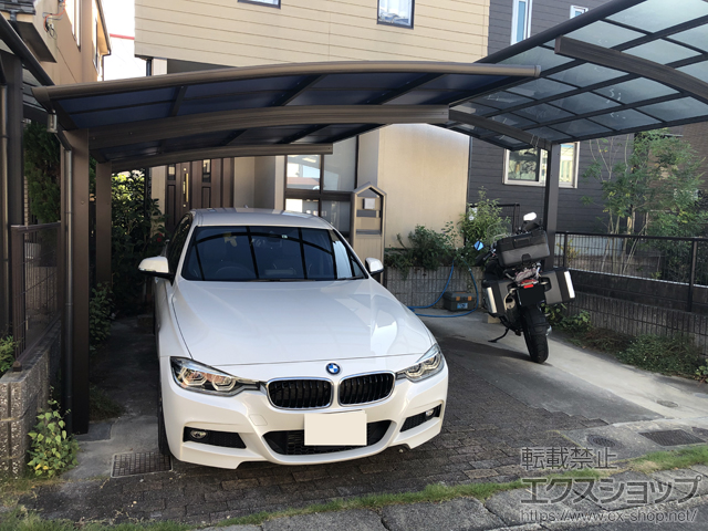 愛知県長久手市ののカーポート プレシオスポート 積雪〜20cm対応 施工例