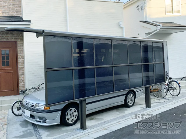 東京都西東京中町のLIXIL(リクシル)のカーポート ネスカR (ラウンドスタイル) 積雪～20cm対応 施工例