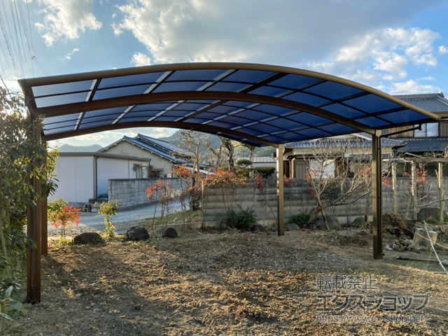 兵庫県姫路市ののカーポート レイナツインポートグラン　積雪〜20cm対応 施工例