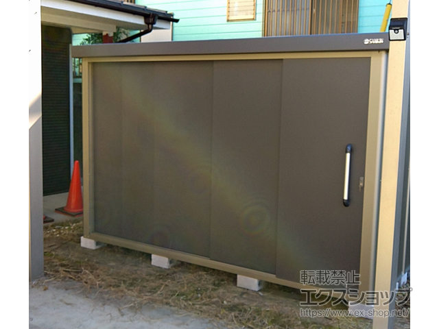 東京都あきる野市のの物置・屋外倉庫 エスケーエイト SK8-180 一般型 3000×2000×1940 SK8-180-GK 施工例