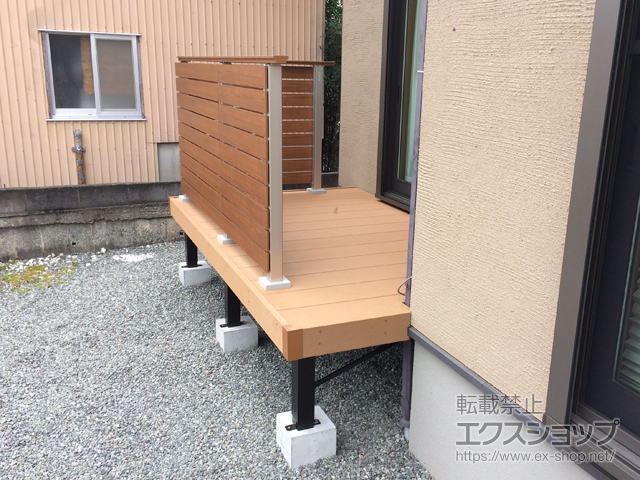 静岡県田方郡函南町ののウッドデッキ リウッドデッキ 200 施工例