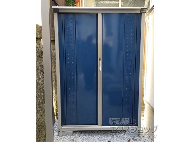 神奈川県横浜市のの物置・屋外倉庫 グランプレステージジャンプ 1120×650×1600 GP-116B-F-DB 施工例