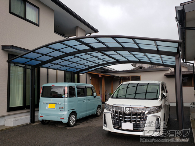 宮崎県児湯郡高鍋町ののカーポート レイナツインポートグラン　積雪〜20cm対応 施工例