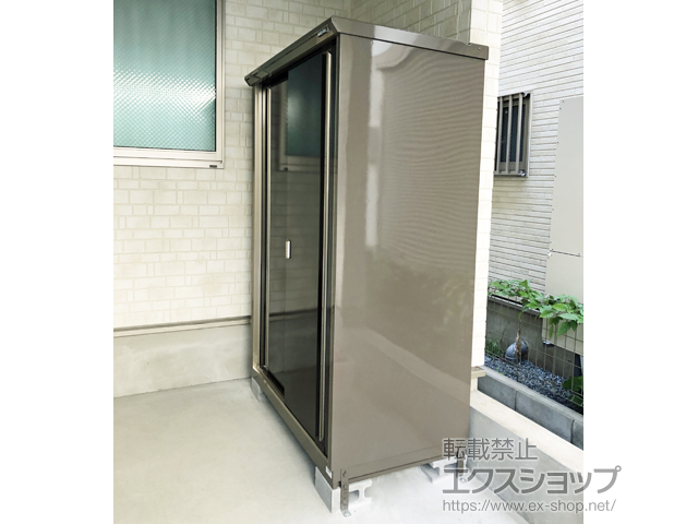 東京都大田区のの物置・屋外倉庫 ナイソーシスター　1320×720×1903 KMW-137E-P-CB 施工例