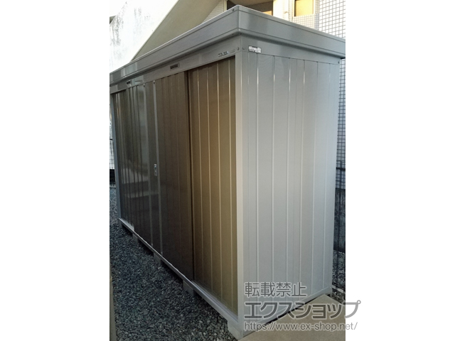 富山県富山市のの物置・屋外倉庫 ネクスタ 多雪地型 3050×950×2020 NXN-29S-MB 施工例