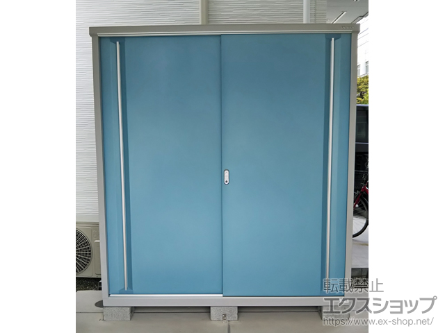 東京都葛飾区のの物置・屋外倉庫 シンプリー 一般型 1740×615×1903 MJX-176E-AB 施工例