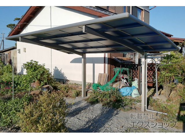 佐賀県佐賀市ののカーポート プレシオスポート 積雪〜20cm対応 施工例