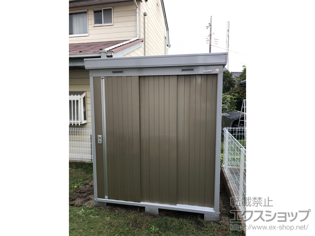 群馬県伊勢崎市のの物置・屋外倉庫 ネクスタ 一般型 1790×1370×2020（NXN-25S） NXN-25S-MB 施工例