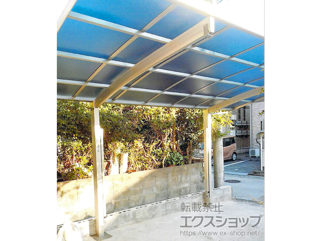 高知県南国市ののカーポート プレシオスポート 積雪〜20cm対応 施工例