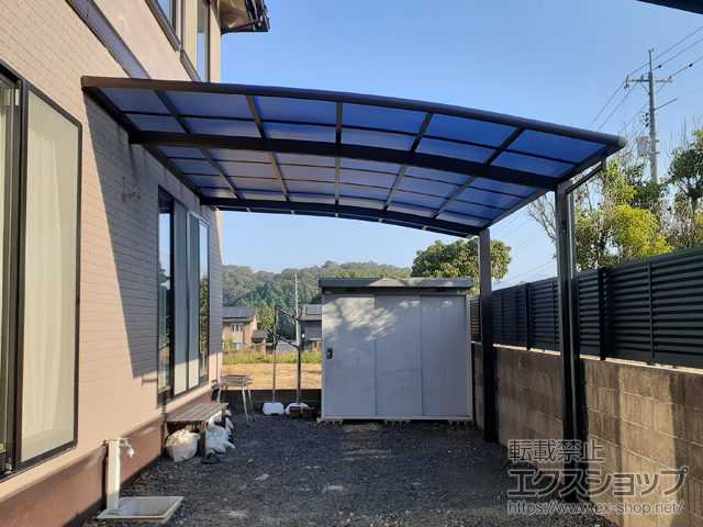 岡山県津山市ののカーポート レイナベーカポートグラン　積雪〜20cm対応 施工例