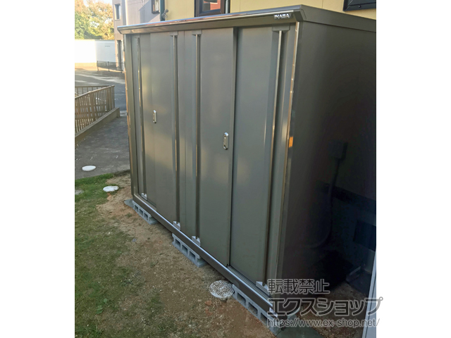 福岡県糸島市のの物置・屋外倉庫 ナイソーシスター　1940×920×1603（KMW-199D） KMW-199D-NG 施工例