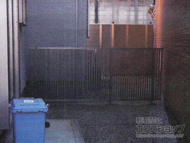 愛知県名古屋市ののフェンス・柵 フェンスAB TS1型 縦スリット1　フリーポールタイプ 施工例