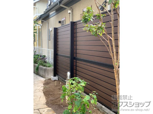 ��ʌ������s��YKKAP�̃t�F���X�E��E�� ���N�A���t�F���X �ډB���^�C�v 2�i�x�� �������ėp �{�H��