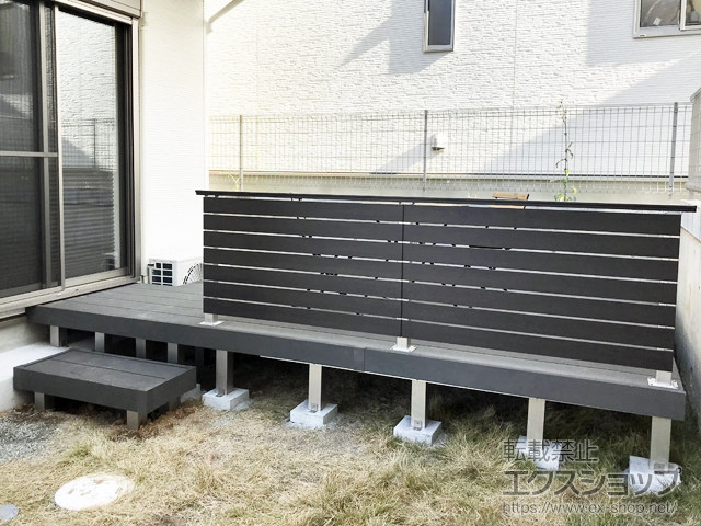 神奈川県藤沢市ののウッドデッキ リウッドデッキ 200 施工例