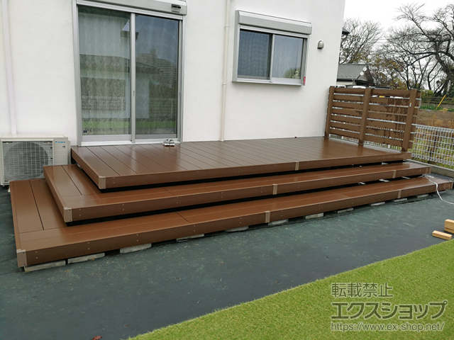 神奈川県横浜市ののウッドデッキ リウッドデッキ 200 施工例