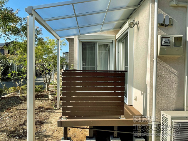 熊本県八代市ののウッドデッキ リウッドデッキ 200 施工例