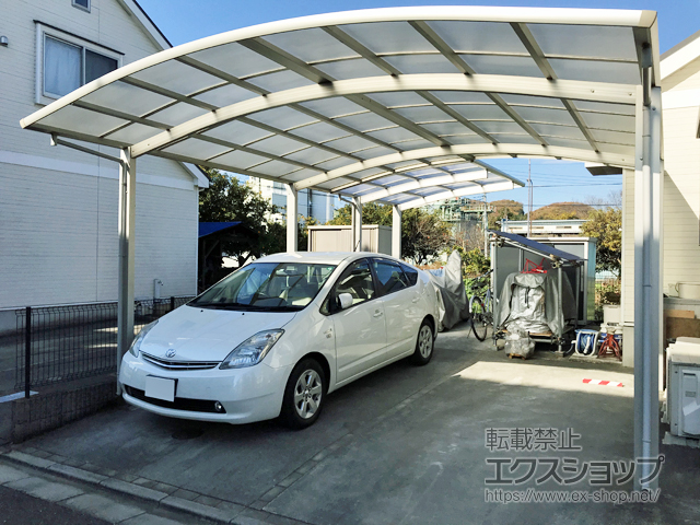 東京都あきる野市ののカーポート レイナポートグラン　積雪〜20cm対応 施工例